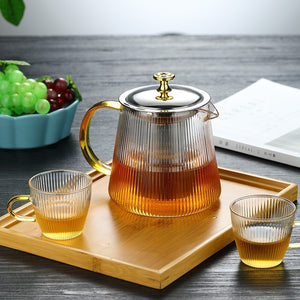 Household Glass Teapot, Thickened Tea Pot, High Temperature Resistant