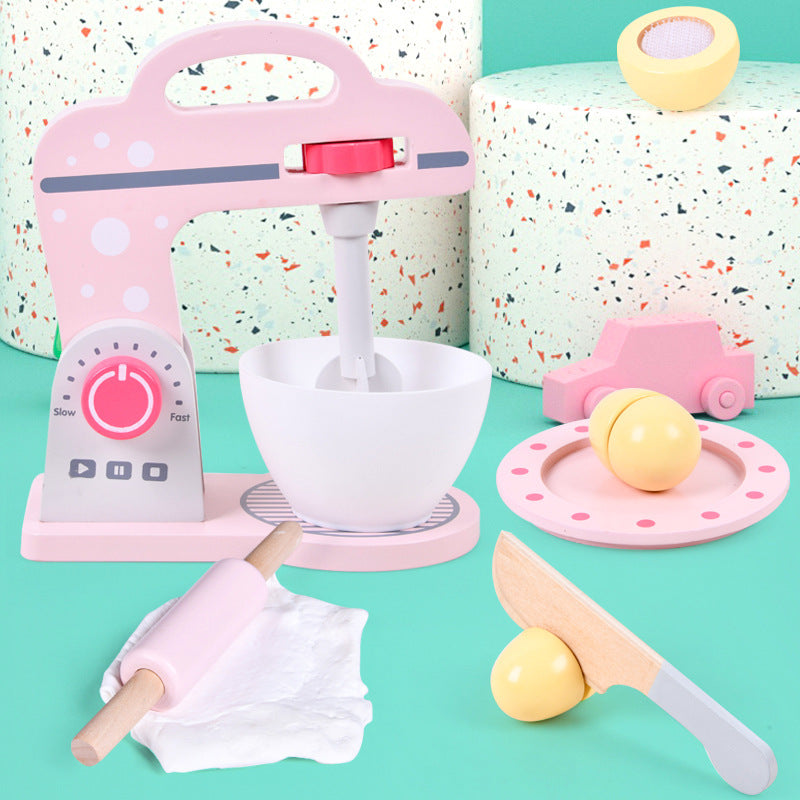 Juicer, Coffee Machine, Vegetable And Fruit Cutting Set Toy