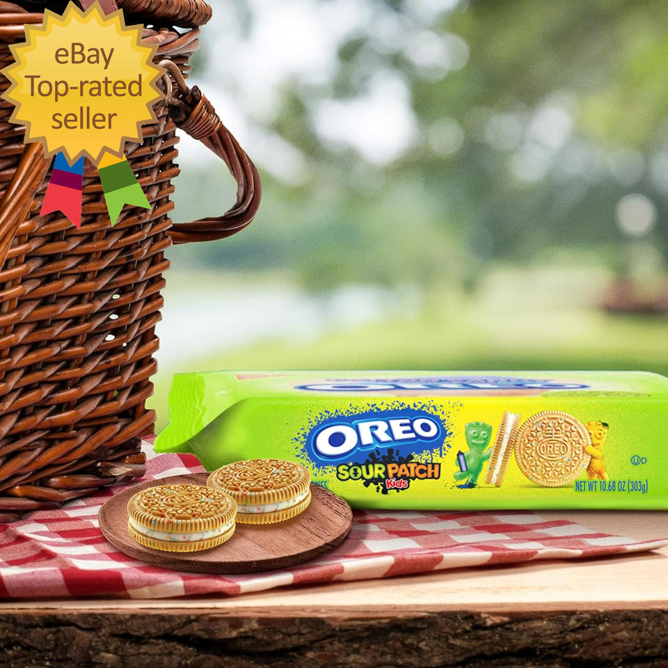 SOUR PATCH KIDS Sandwich Cookies, Limited Edition, 10.68 Oz