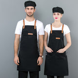 Thin Breathable Milk Tea Store Supermarket Western Restaurant Work Canvas Apron