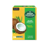 Green Mountain Coffee Island Coconut, K-Cup Pods, Light Roast, 24 Count for Keurig Brewers