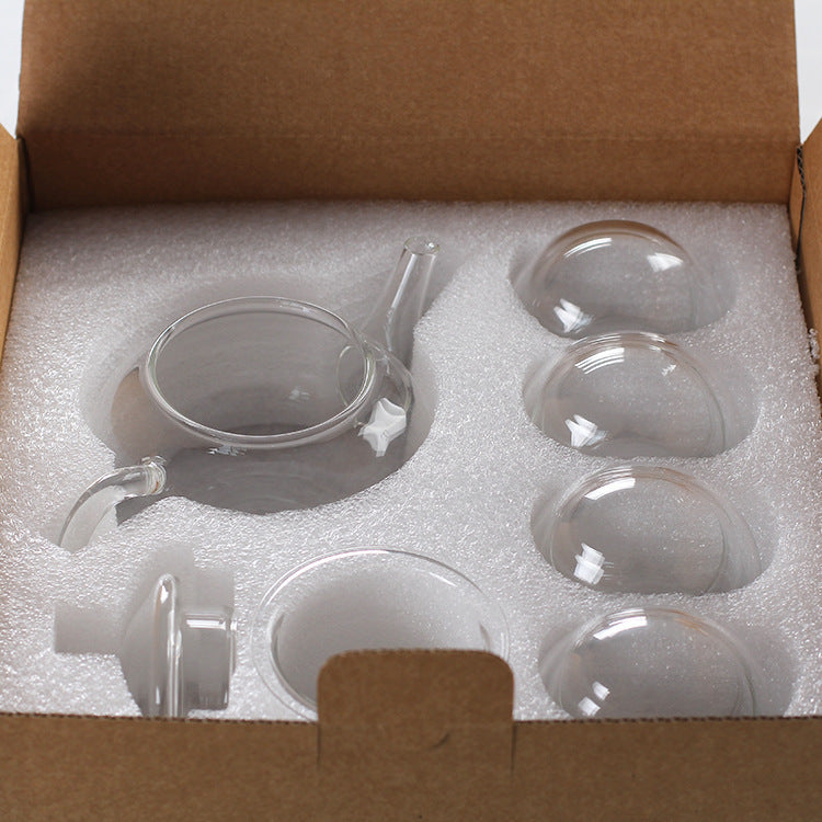 Six People With Gall Pot With Cup Heat-resistant Glass Pot Scented Tea Teapot