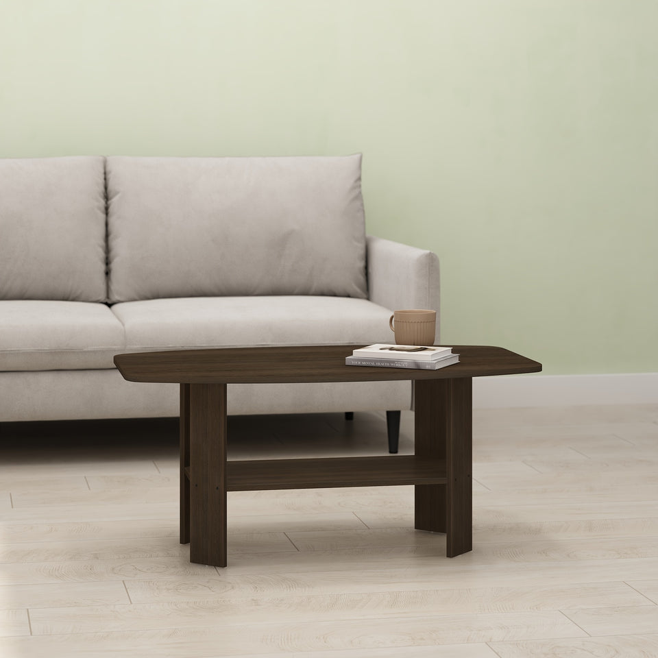 Simple Design Coffee Table, Minimalist and Stylish, Perfect for Living Room or Bedroom, Durable Wood Construction, Easy Assembly