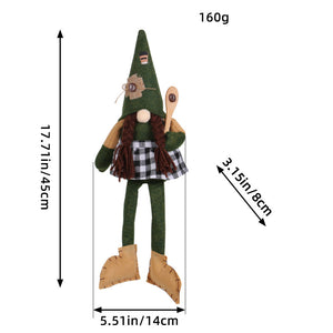 Coffee Long Leg Doll Decoration Ornaments
