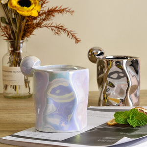 New Coffee Irregular Ceramic Mug