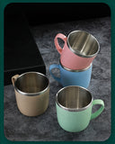 304 Stainless Steel Coffee Cup, Portable Simple Water Cup, Suitable For Outdoor Camping Travel