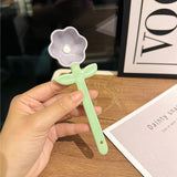 Girls Good-looking Tulip Ceramic SUNFLOWER Spoon Household Flower Coffee Dessert Ice-cream Spoon