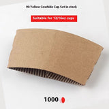 Heat Insulation Waterproof Thickened Disposable Coffee-cup Sleeve