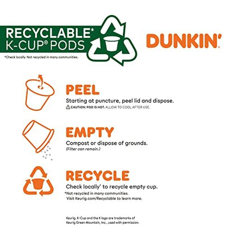Dunkin Turtle Love K Cup Pods 60 Count Dark Roast Coffee Pods Flavored Coffee