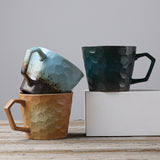 Retro Handmade Home Large Capacity Ceramic Ear-hanging Coffee Cup