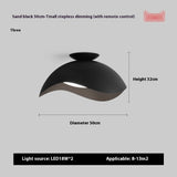 Nordic Restaurant Chandelier Post-modern Creative Wood Grain UFO Island Table Lamp