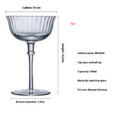 American Cold Ice Latte Coffee Cup Bar Cocktail Household Glass