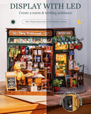 Rolife DIY Miniature House Kit Model Kits For Adults To Build Home Desk Bookshelf Decoration Tipsy Restaurant Craft Kits Hobbies For Adults Gift Idea For Girls Boys Kids