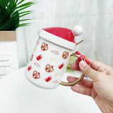Lid Spoon Office Creative Cute Coffee Cup Home