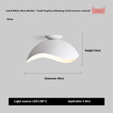 Nordic Restaurant Chandelier Post-modern Creative Wood Grain UFO Island Table Lamp