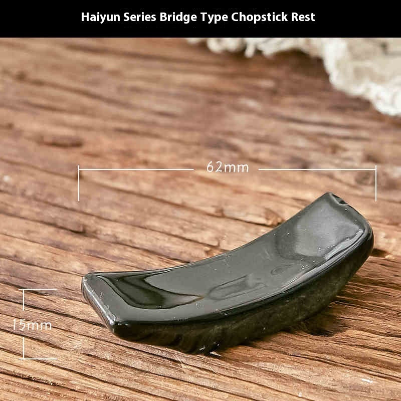 Popular Jade Sunflower White Blue Ribbon Pattern Mainland China Restaurant Home Chopsticks Shelf