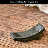 Popular Jade Sunflower White Blue Ribbon Pattern Mainland China Restaurant Home Chopsticks Shelf