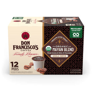 Kona Blend Coffee - 100 K-Cup Compatible Single-Serve Pods - 10% Hawaiian - Recyclable through Terracycle - Compatible with Keurig Brewers