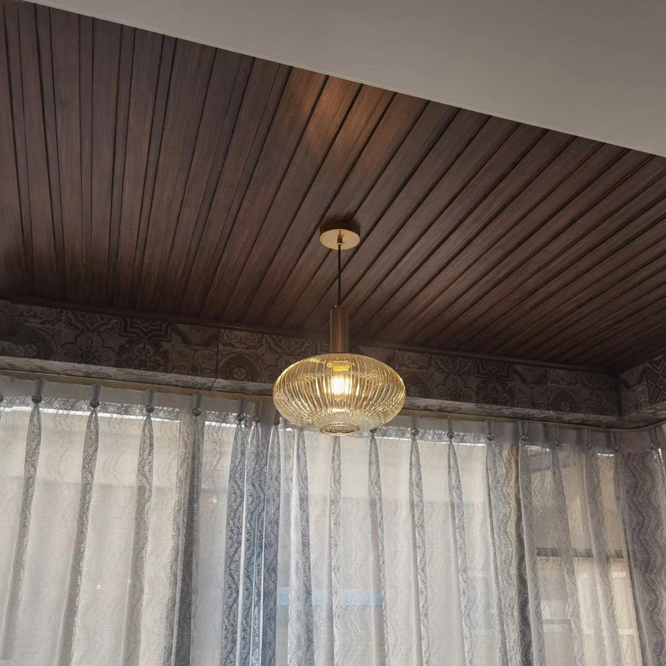 Nordic Restaurant Small Droplight Bedroom Bedside Creative Retro Bar Light Luxury Modern Minimalist Mid-ancient Decorative Glass Lamp