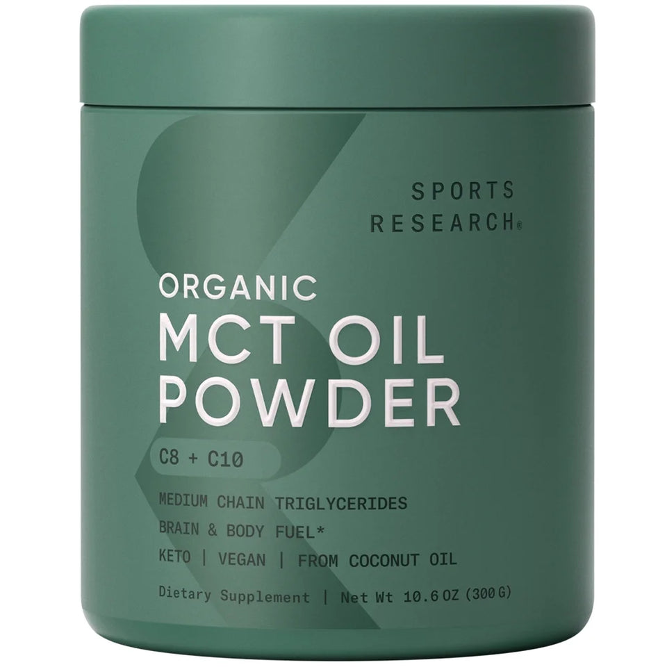 ® Unflavored Organic MCT Oil Powder Keto & Vegan Mcts C8 C10 Non-Gmo & Gluten Free (30 Servings) - 10.6Oz