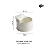 Creative Cans Dessert Bowl Hotel Restaurant Featured Small Stew Pot Ceramic Tableware