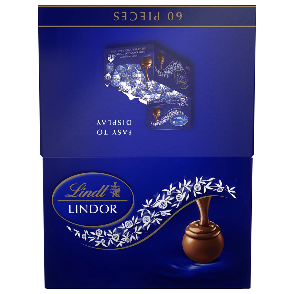Lindor Dark Chocolate Candy Truffles, 25.4 Oz., 60 Count