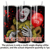 1pc, Stainless Steel Coffee Cup, Cold Drink Ice Water Cup, Christmas Cup, Horror-Themed Insulated Travel Cup, Summer Outdoor Beverage Cup, Fruit Juice Beverage Cup, Halloween Gifts