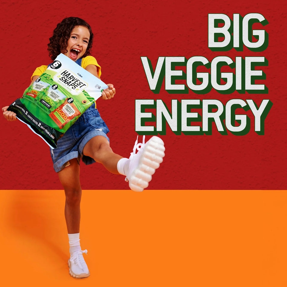 Variety Bag Baked Gluten Free Snacks, Veggie Crisps, 3 Flavors, 6 Bags, 5.3 Oz