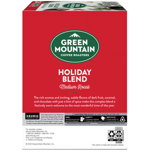 , Holiday Blend Medium Roast K-Cup Coffee Pods, 24 Count