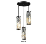 LED Single Head Industrial Style Crystal Restaurant Simple Aisle Bedside Small Droplight