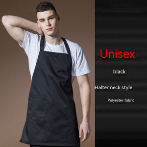 Coffee Tea Shop Adjustable Canvas Neck-hanging Apron