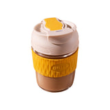 Double Drinking Straw Glass Student Simple And Handy Coffee Cup Home Portable