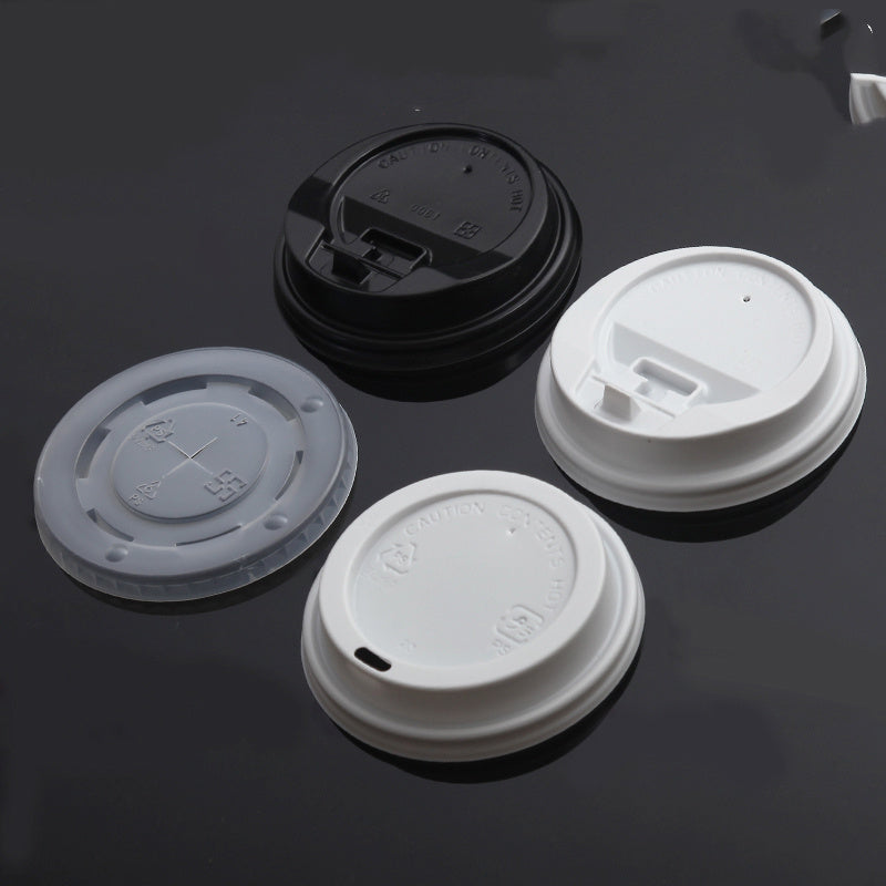 Flat Mouth Disposable Paper Cup Coffee  Lid
