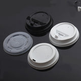 Flat Mouth Disposable Paper Cup Coffee  Lid