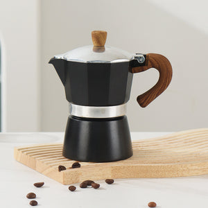 Single Valve Moka Pot Italian Small Coffee Pot Electric Ceramic Stove Coffee Tool Suit