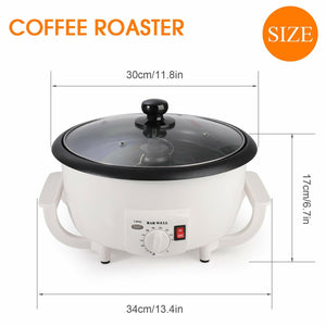 110V Electric Coffee Roaster Machine Coffee Bean Roaster Machine for Home Use
