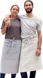 Bistro Half Apron for Men & Women | Half Aprons for Women with Pockets | Delantales Para Meseros | Waitress Aprons | Server Apron with Pocket