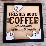 Halloween Ghost Coffee Table Plate Ornaments