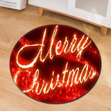Home Anti-slip Round Floor Mat Living Room Coffee Table Bedroom Carpet
