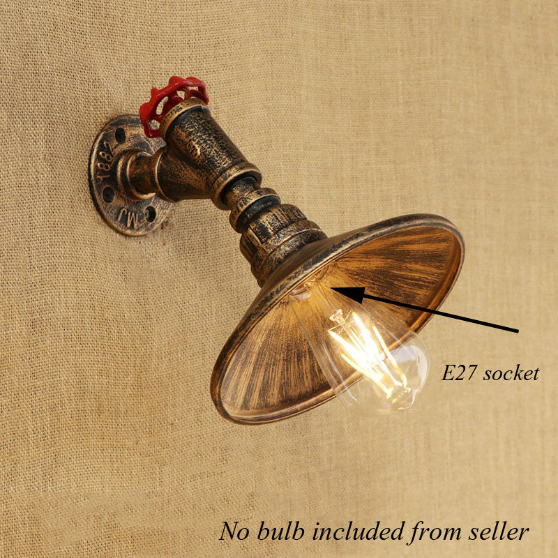 Coffee Shop Restaurant Water Pipe Wall Lamp
