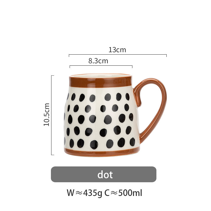 Mug Large Capacity Ceramic Cup Home Coffee Female Breakfast