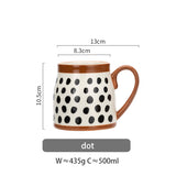 Mug Large Capacity Ceramic Cup Home Coffee Female Breakfast