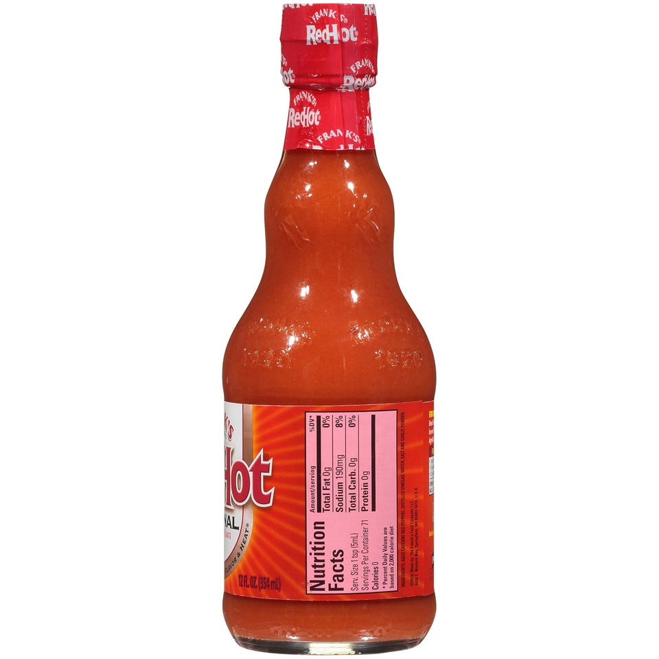 Franks Redhot Original Hot Sauce, 12 Fl Oz