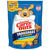 (6 Pack)  Snausages in a Blanket Chewy Dog Treats, Beef & Cheese Flavor, 22.5 Ounces