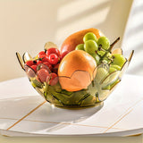 Chic Transparent Fruit Bowl - Perfect for Snacks, Candy & Dried Fruits | Ideal for Kitchen, Living Room Coffee Table | Durable PET Material