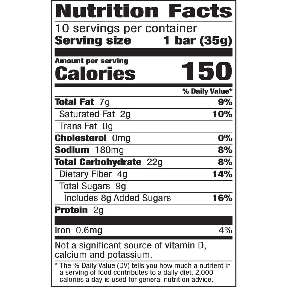 Soft Baked Muffin Bars, Chocolate Chip, Snack Bars, 10 Bars, 12.4 Oz
